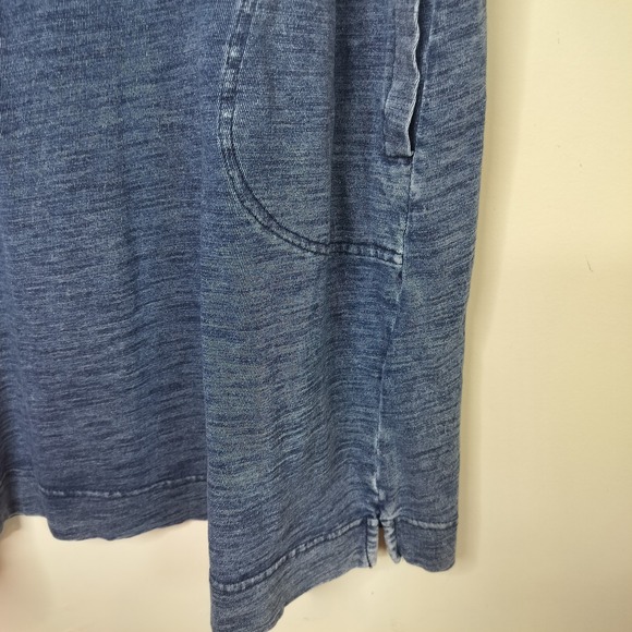 Jane & Delancey Dress Sleeveless Pockets Blue Cotton - Picture 4 of 6